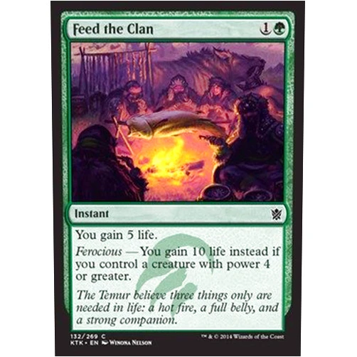 Magic The Gathering - Feed The Clan (132/269) - Khans of Tarkir
