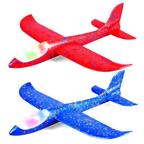 CUKU 2 Pack LED Light Airplane,17.5