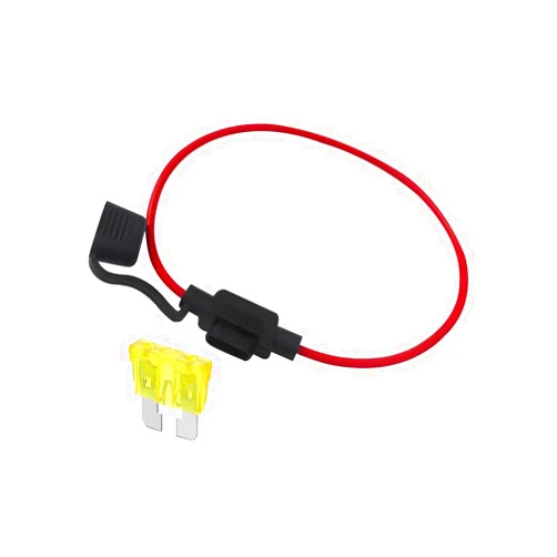 BESULEN 15A Car Inline Fuse Holder, 18AWG Gauge Wire Waterproof Repair Accessories, Auto Blade Standard Fuse Holder Universal for Vehicles, SUVs, Trucks, RVs and More（18AWG Standard Fuse-15A）