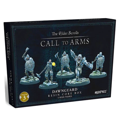 Modiphius Entertainment The Elder Scrolls: Call to Arms - Dawnguard Core Set - 5 Unpainted Resin Figures