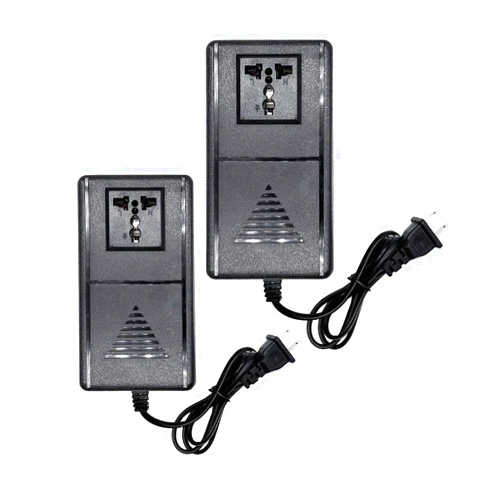 AiknowFoto 2packs 300W Power Voltage Converter 220V to 110V for US Outlet,for Studio Photography/Hair Dryer/Curling Iron/Coffee Machine