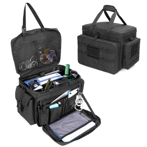 samdew Patrol Bag Law Enforcement, Police Duty Bag with Padded Laptop Layer (up to 15.6