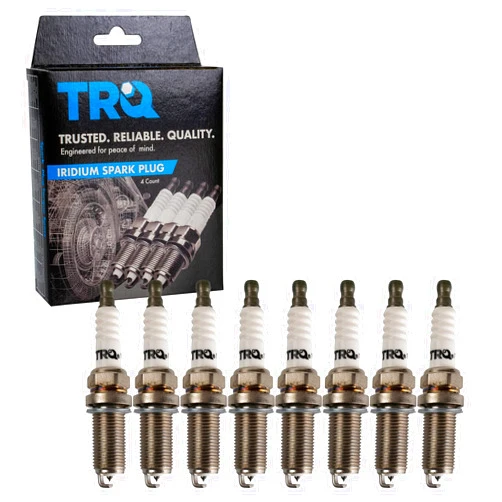 TRQ Iridium Spark Plugs Engine Tune Up Ignition Kit 8 Piece Set