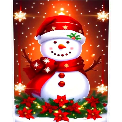Gganmtere Christmas Snowman Cross Stitch Kit for Adult, Easy Embroidery Kit Patterns Stamped Cross Stitching, Patterns Dimensions Needlecrafts Embroidery Kits Arts and Crafts for Home Decor 12x16 inch