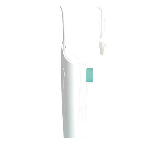 Yas Cordless Water Dental Flosser Non-Electric Simple Operation, Oral Irrigator Portable Affordable for Home & Travel, Tonsil Stone Remover Safe for Pregnant Women and Children (White)