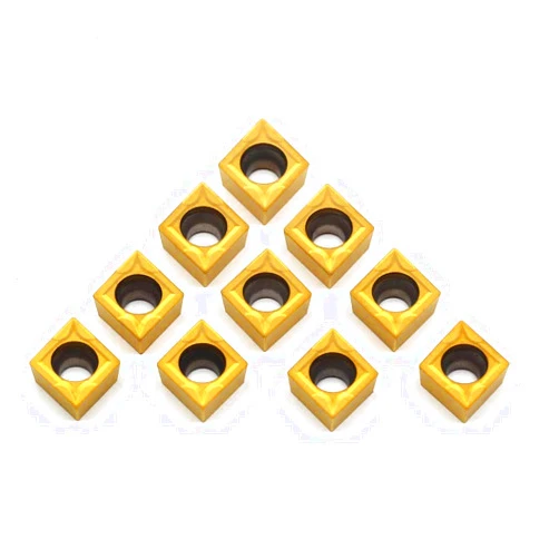OSCARBIDE CCMT09T304(CCMT32.51) Carbide Turning Inserts,CCMT Insert Mutilayer Coated CNC Lathe Replacement Cutters Inserts for Lathe Turning Tool Holder Boring Bar,10 Pieces