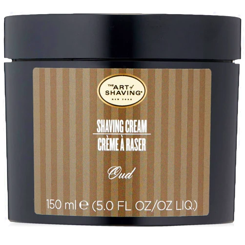 The Art of Shaving Shaving Cream for Men - Shaving Cream Mens Beard Care, Protects Against Irritation and Razor Burn, Clinically Tested for Sensitive Skin, Oud, 5 Ounce