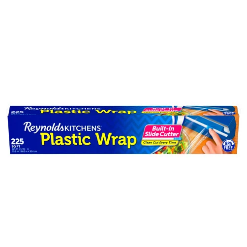 Hefty Reynolds Kitchens Quick Cut Plastic Wrap, 225 Square Feet