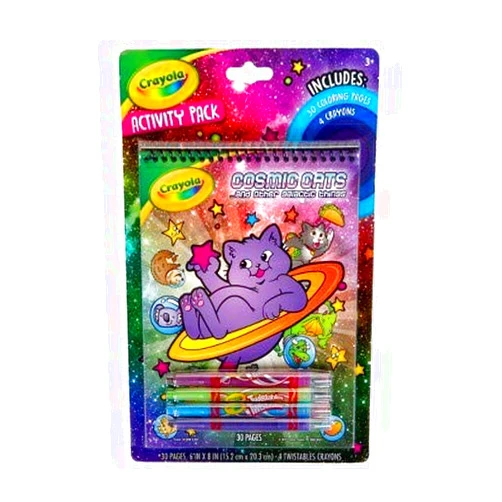 Crayola Cosmic Cats Coloring Activity Pack