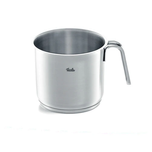 Fissler Sveto/Stainless Steel Milk Pot (1.5 L, Diameter 14 cm) Small Cooking Pot, Uncoated, Gas Hob, Induction, Silver