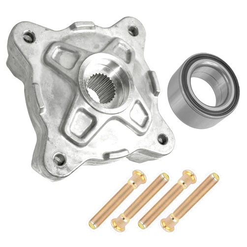 Caltric Front Wheel Hub with Studs and Ball Bearing Compatible with Polaris RZR 800 Efi Eps 2008-2014