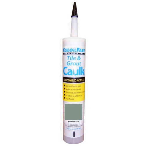COLORFAST INDUSTRIES Color Fast Caulk Matched to Custom Building Products (Winter Gray Unsanded)