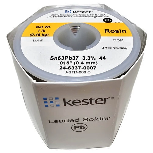 Kester Solder 24-6337-0007 Solder Wire, 63/37 SN/PB, 183°C, 1LB
