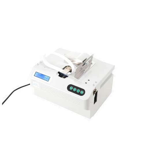 Cozyel Intelligent Banknote Bundling Machine Currency Strapping Tool Currency Bundle Strapping Bundling Money Packer for Bank Automatic Small Cross Binding Machine 110V