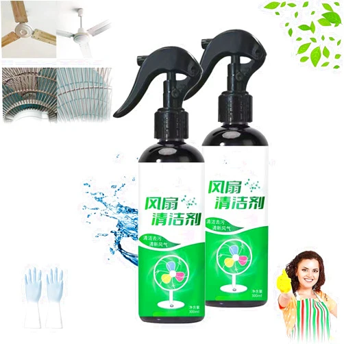GQTZGZZ Effective & Multi-Function Fan Cleaner Spray, Fan Cleaner for Standing Fan Spray, Fan Cleaning Spray, Fan Cleaner Spray,Electric Fan Spray Cleaner, for All Types of Fans Including Table Fans