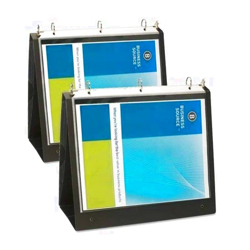 Business Source 1-Inch Easel Landscape Presentation Folder Binder (2)