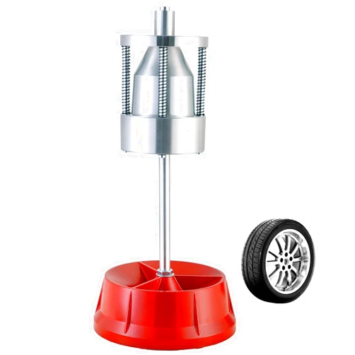 Weyleity Portable Wheel Balancer with Heavy Duty Hubs | Tire Balancer Machine with Bubble Level, Tire Changer, Rim Balancing Machine, for Car and Light Truck