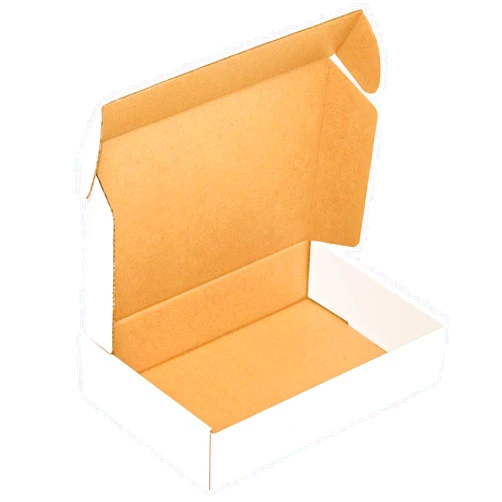 YUNSY-BOX 50 pack Small Shipping Box,9x6x2'',Corrugated Mailer,YUNSY-BOX Cardboard Box, White,for Small Business