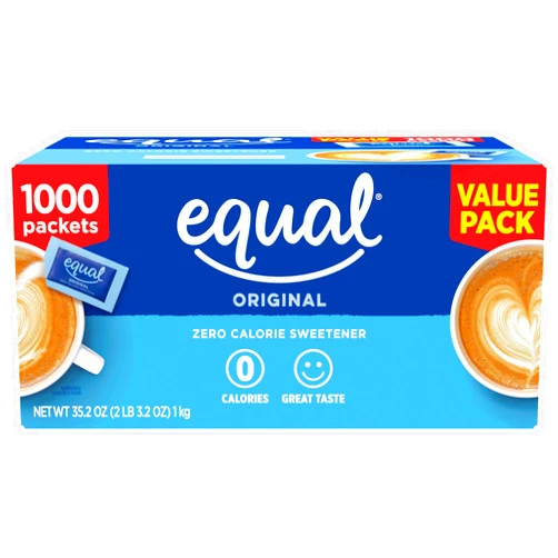 EQUAL Original Zero Calorie Sweetener, Sugar Substitute, 1000 Packets 1000 Count (Pack of 1)
