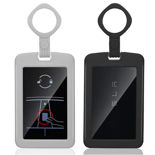 EASYIKI Key Card Holder Case for Tesla, Silicone Key Card Holder Compatible with Tesla Model 3 Y S X Cybertrunk Key Cards