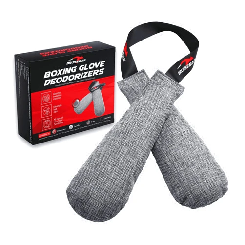 BRUISEBAR Boxing Glove Deodorizer - Odor and Moisture Absorber for Gloves, Gym Bags and Shoes - Quick-Dry Formula and Maintain Long Lasting Gear Freshness