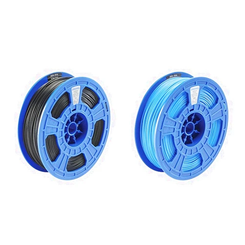 Dremel DigiLab PLA-BLA-01 3D Printer Filament, 1.75 mm Diameter, 0.75 kg Spool Weight, Color Black-Blue, RFID Enabled & DigiLab PLA-BLU-01 3D Printer Filament, 1.75 mm Diameter, 0.75 kg Spool Weight