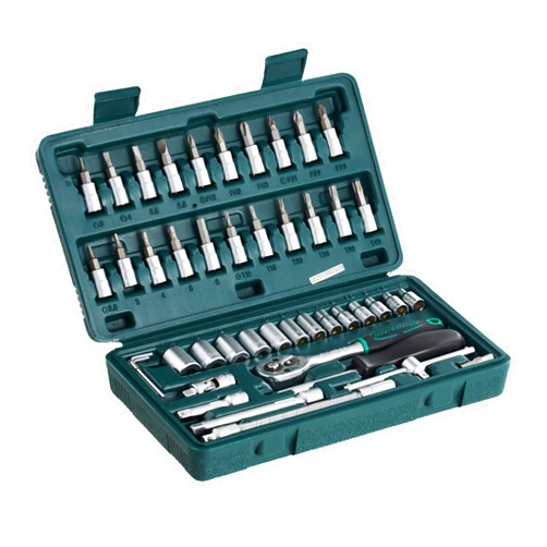 Mannesmann M 2040 46-Piece Socket Spanner Set 0.6 cm / 0.25-Inch