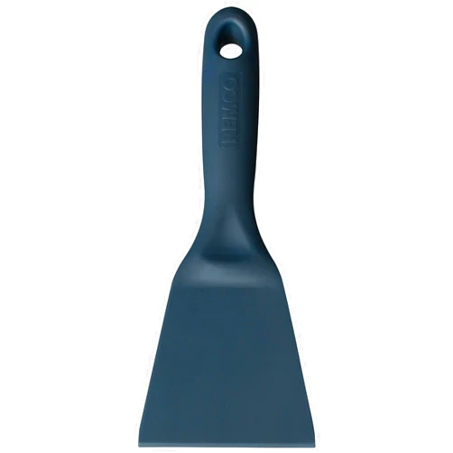 Remco 6961MD3 Blue Polypropylene Metal Detectable Hand Scraper, Injection Molded Blade, 8