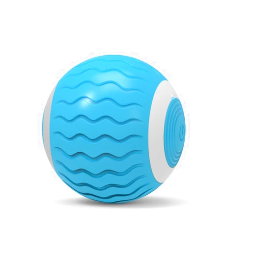 Generic Cat Toys Interactive Spinning Ball, for Cats and Kittens. Great Exercise, with Flashing LED Lights, and it’s Rechargeable. Blue