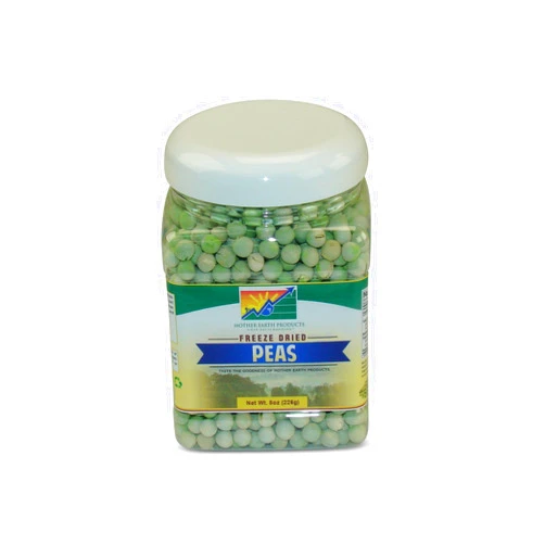 Mother Earth Products Freeze Dried Peas, Net Wt 8OZ (226g)