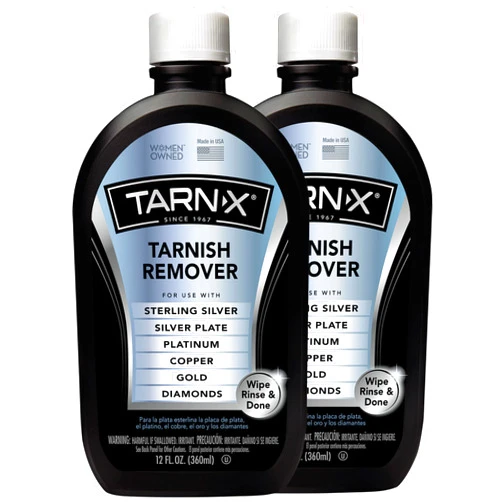CLR TX12-2 Tarn-X Metal and Jewelry Tarnish Remover, 12 Ounce Bottle (Pack of 2)
