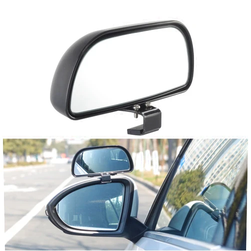 LoyaGour Blind Spot Mirrors for Trucks and Cars,Automotive Side View Concave Mirror Blindspot,360° Large Convex Rearview Exterior Mirror Accessories for Truck and Car(1Pack Black)