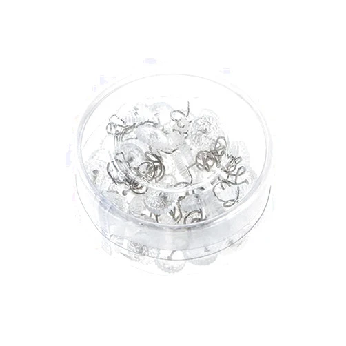 WEISUO Clear Heads Twist Pins Plastic Head Upholstery Pin for Slipcovers and Bedskirts (20 Pieces)