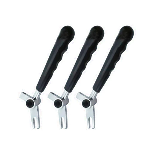 CHENUXO 3 Straight Hand Levers Black Color Handles,Compatible For Vevor Soft Serve Ice Cream Machines Parts