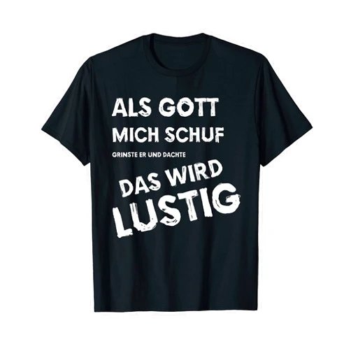 Die Besten Ehemänner & Väter Spruch Motive Als Gott Mich Schuf Grinste Er Und Dachte Das Wird Funny T-Shirt