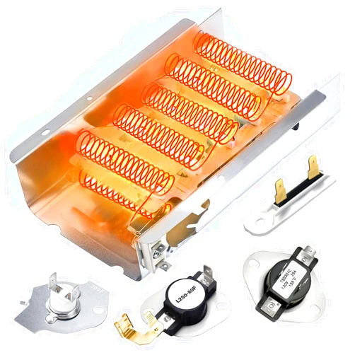 Beaquicy Upgrade 4531017 279838 Dryer Heating Element 387134 3977767 Dryer Thermostat 3977393 3392519 Dryer Thermal fuse Kit by Beaquicy Fits for Whirlpool Kenmore Roper Maytag Crosley Amana Dryer