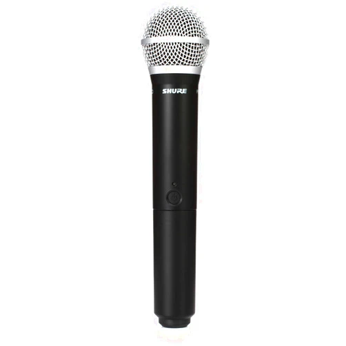 Shure BLX2/B58 Handheld Transmitter with PG58 Vocal Mic Capsule - for use with BLX Wireless Microphone Systems, Receiver Sold Separately | J11 Band (BLX2/PG58=-J11)