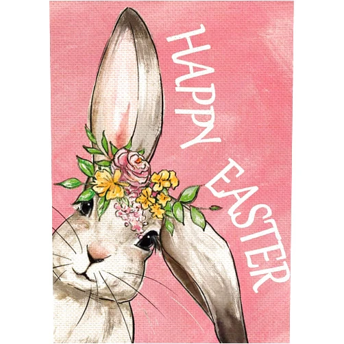 KINPLUB Happy Easter Bunny Diamond Painting Kits for Adults, 5D Rabbit Diamond Art Kits for Beginners, DIY Full Round Drill Paint with Diamonds Dots Gem Art, Home Wall Decor 12 x 16 Inch
