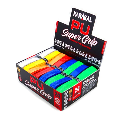 Karakal - PU Super Grip - self-Adhesive Grip Tape for Badminton Squash Tennis Hockey Sticks or Curling