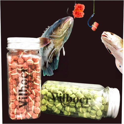 Vilbocr Fishing Lures 2 Bottles Power Bait Smell Carp Fishing Bait Boilies Eggs Natural Bait Scent Fish Attractants for Baits Power Bait Trout Bait