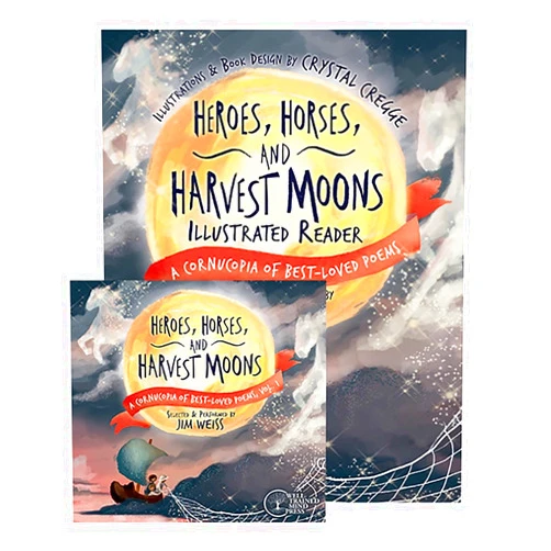 Jim Weiss,Crystal Cregge Heroes, Horses, and Harvest Moons Bundle: Audiobook & Illustrated Reader (The Jim Weiss Audio Collection)