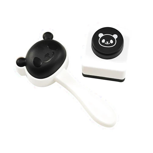 MOUNTTU Sushi Mold,1PC Panda Sushi Mold Kit with Seaweed Nori Punch Sushi Maker Mold Panda Sushi Rice Ball Mold Kit - Random Color