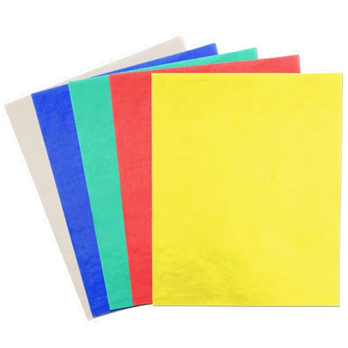 Juvale Carbon Paper for Tracing on Fabric, Wood, and Canvas (5 Colors, 9 x 11 in, 50 Sheets)