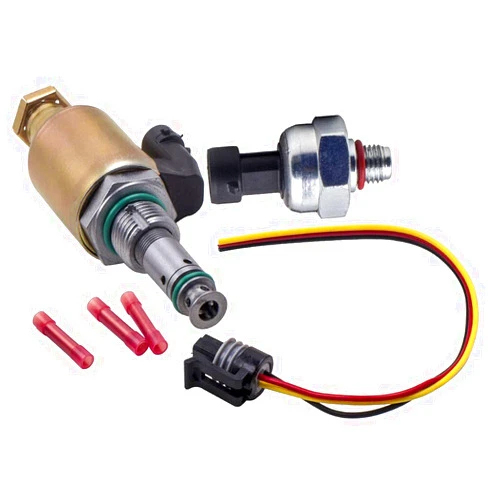 HuiGood 1841086C91 1845274C92 F81A9C968AA F81Z9C968AB AP63402 122-5053 Fuel Pressure Regulator Sensor Valve IPR & ICP Compatible with For-d Diesel 7.3L DT466E DT466