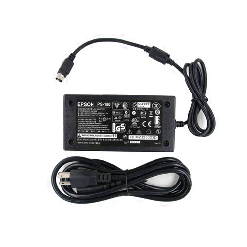 Nicer-S 24V AC Adapter Replacement Fit for Epson PS-180 PS-170 PS-150 PSA242 C32C825343 M159A M159B M235A M129C TM-T88II TM Series T88III POS Printer DC Charger Power Supply Cord
