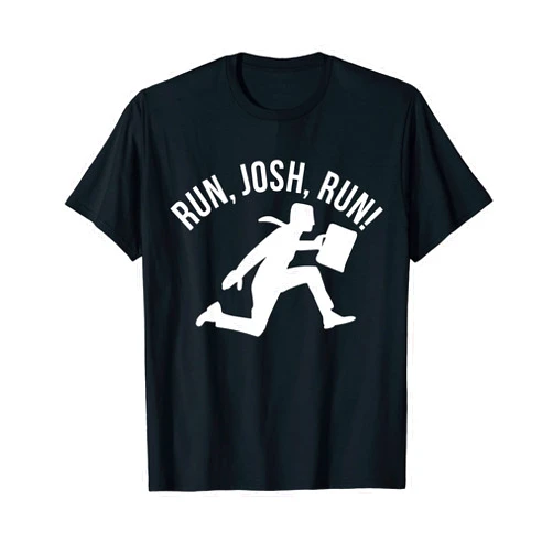 Josh Hawley Run Free Funny Josh Hawley Running T-Shirt