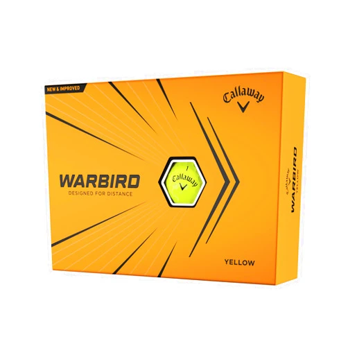 Callaway Golf 2021 Warbird Golf Balls, Yellow