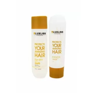 Luxliss Keratin Daily care Shampoo Keratin Daily Care Conditioner (Pack of 2)