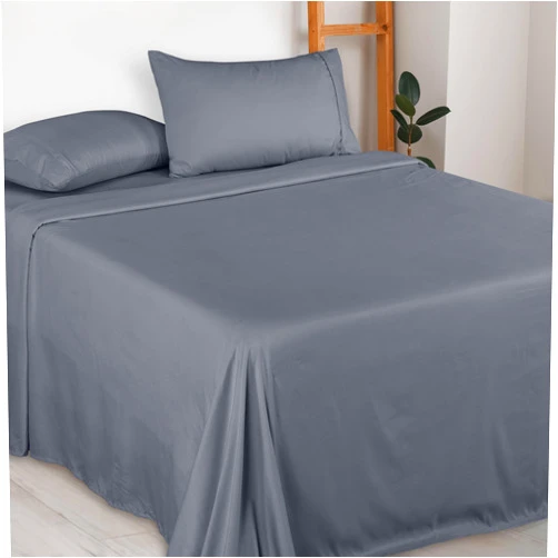 Utopia Bedding King Sheet Set - Brushed Microfiber - Soft Bed Sheets for King Size Bed - Luxury Bedding Sheets with Fitted Sheet, Flat Sheet & 2 Pillow Cases - Deep Pocket (Grey)