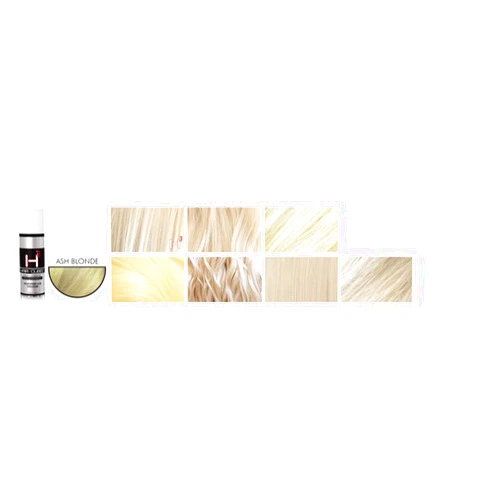Hair Cubed Dark Brown Micro Fiber Concealer Spray HairCubed – Hair Micro Fibers for Thinning Hair - 100% Undetectable & Natural, USA Patented Formula – 30 second transformation. (Ash Blonde)